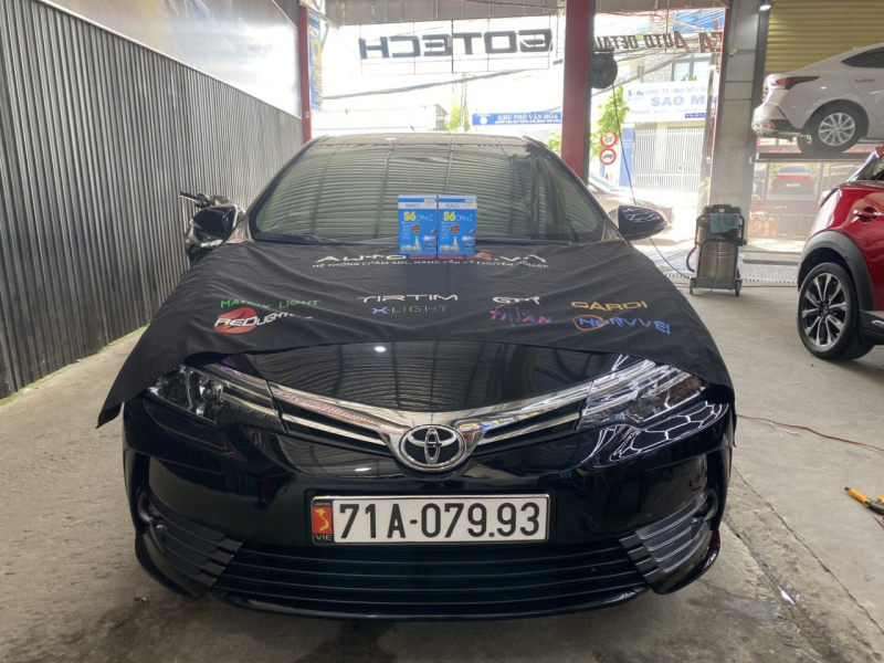 Độ đèn nâng cấp ánh sáng Độ đèn nâng cấp ánh sáng cho xe Toyota Corolla ALtis 20219 biển số 71A 079.93